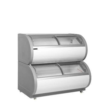 Két szintes bemutató fagyasztó – 408 L – fehér