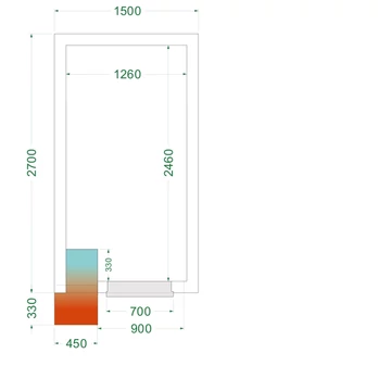 Fagyasztókamra – 6.08 m³