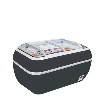 A-F Antracit szupermarket fagyasztó – 334 L – 1190×605×620 mm