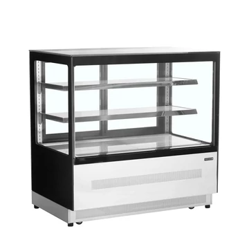 Hűtött bemutatópult – 191 L – rozsdamentes (inox)