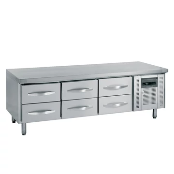 Alátéthűtő – 6 fiók – rozsdamentes