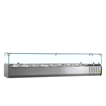Feltéthűtő –GN1/4 és GN1/6 - rozsdamentes (inox)