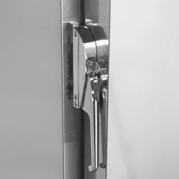 Átgurítható hűtő – 416 L – rozsdamentes (inox)