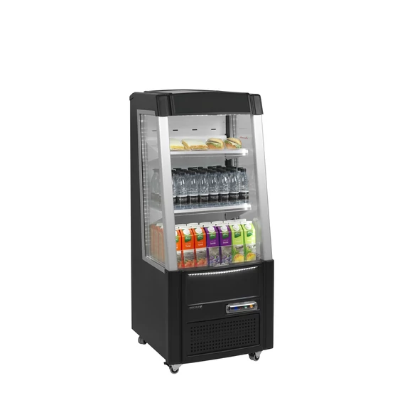 Hűtött, nyitott faliregál – 161 L