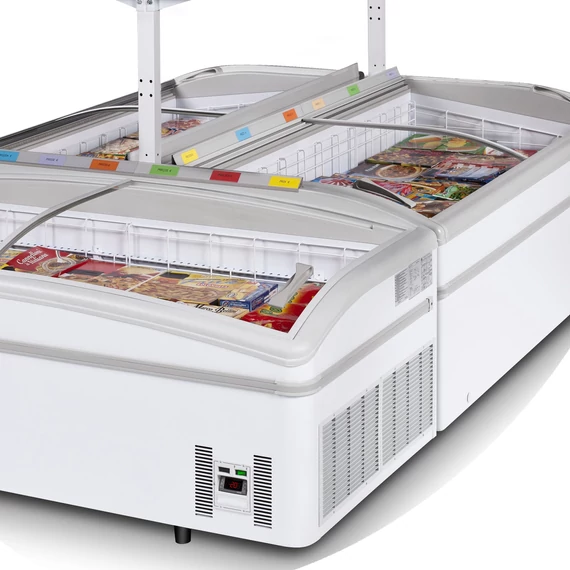 SEKÉLY Szupermarket hűtő / fagyasztó – 400 L – fehér