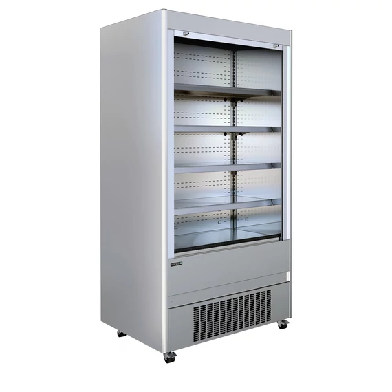 Többszintes zárható rolós bemutató hűtő – 580 L 