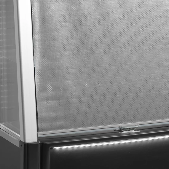 Hűtött, nyitott faliregál  - 242 L