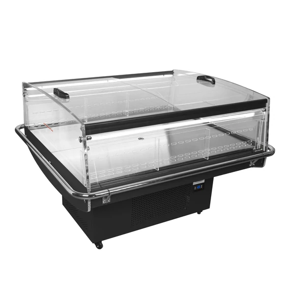 VS SL Fekete impulzus hűtő – 190 L – rozsdamentes (inox)