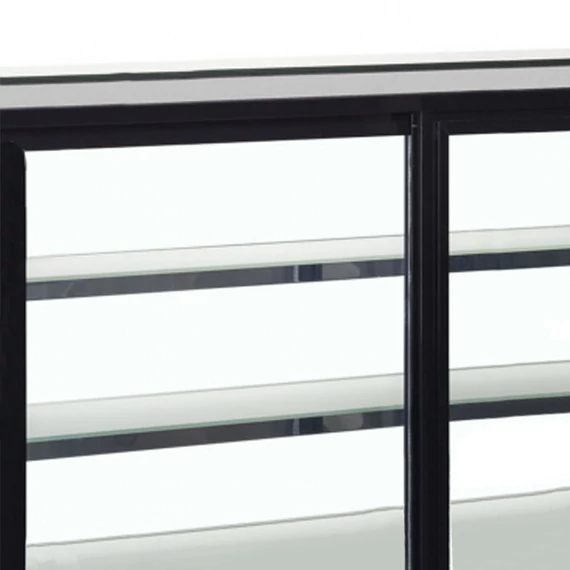 Hűtött bemutatópult – 140 L – rozsdamentes (inox)