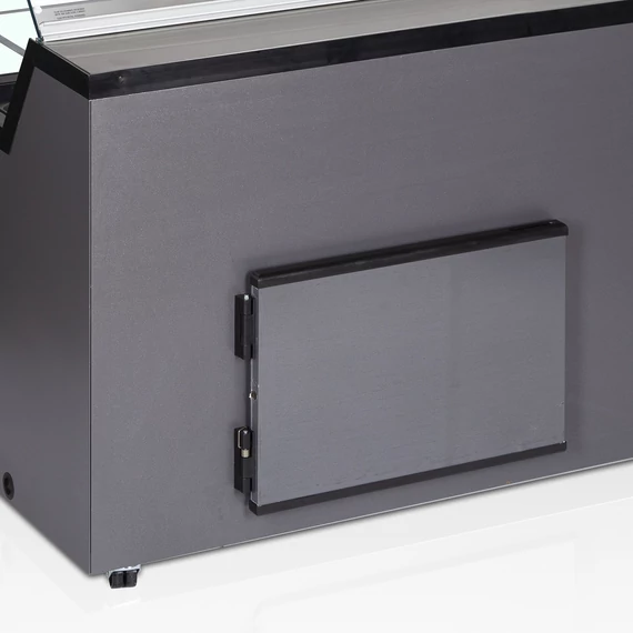 Statikus Fagyipult  – 223 L – rozsdamentes (inox) - 7 tégely