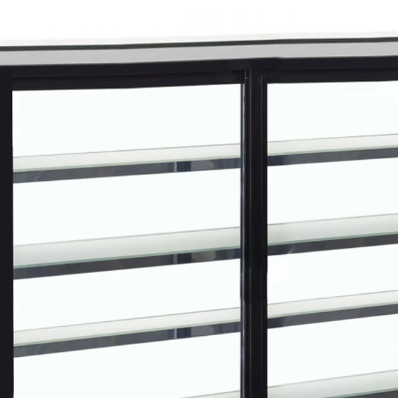 Hűtött bemutatópult – 210 L – rozsdamentes (inox)