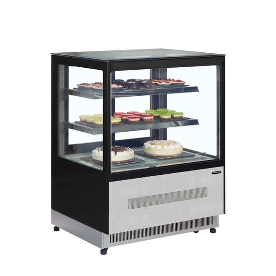 Hűtött bemutatópult – 140 L – rozsdamentes (inox)