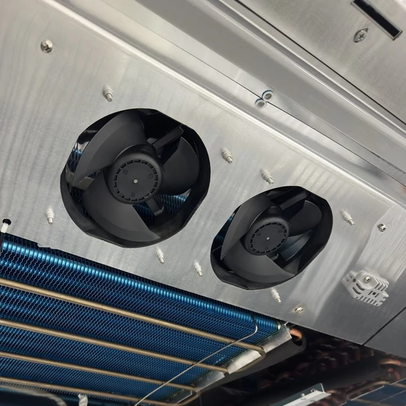 Tároló fagyasztó – 518 L – rozsdamentes (inox)