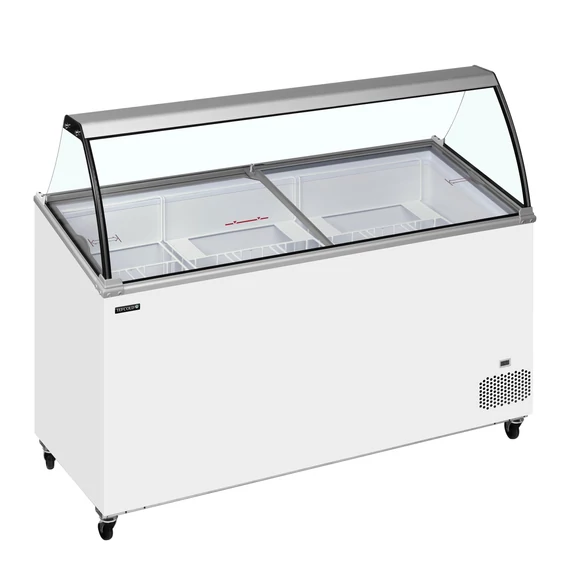 Fagyipult – 398 L – fehér - 11 tégely