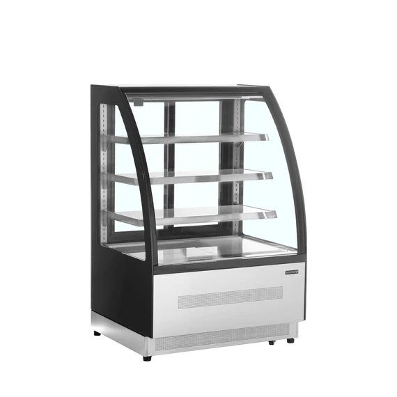 Hűtött bemutatópult – 158 L – rozsdamentes (inox)