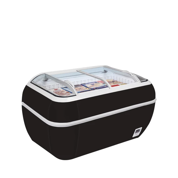 B-F Fekete szupermarket fagyasztó – 334 L – fekete