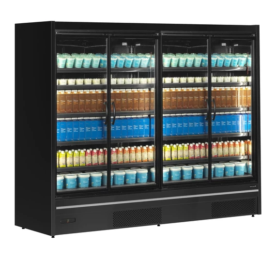 Szupermarket többpolcos hűtő – 1480 L – 4 ajtós