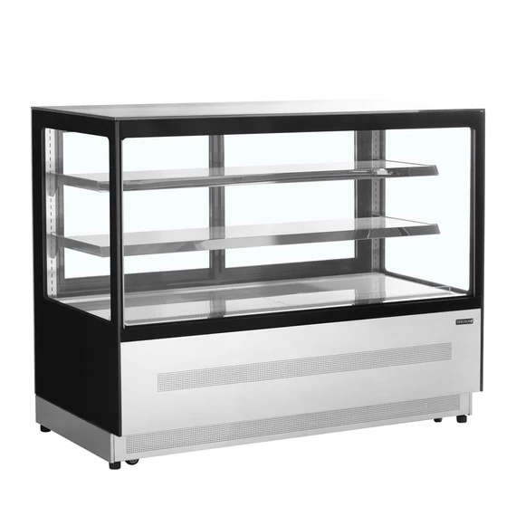 Hűtött bemutatópult – 244 L – rozsdamentes (inox)