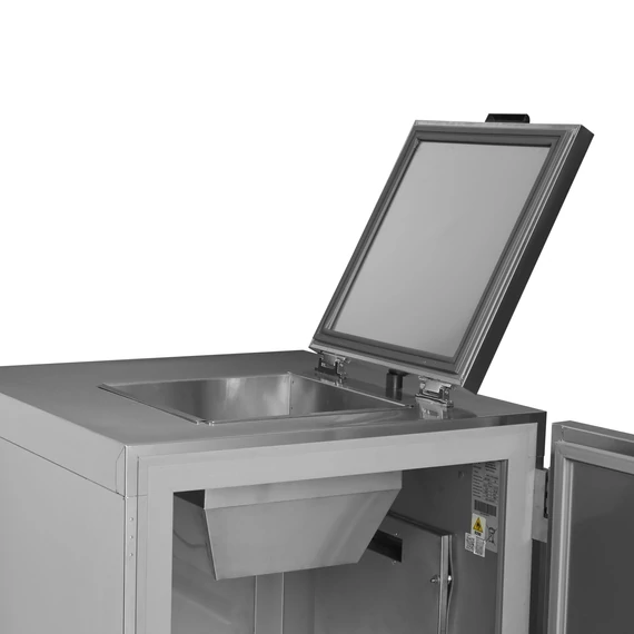 480 Hulladéktároló hűtő – 120 L – rozsdamentes (inox)