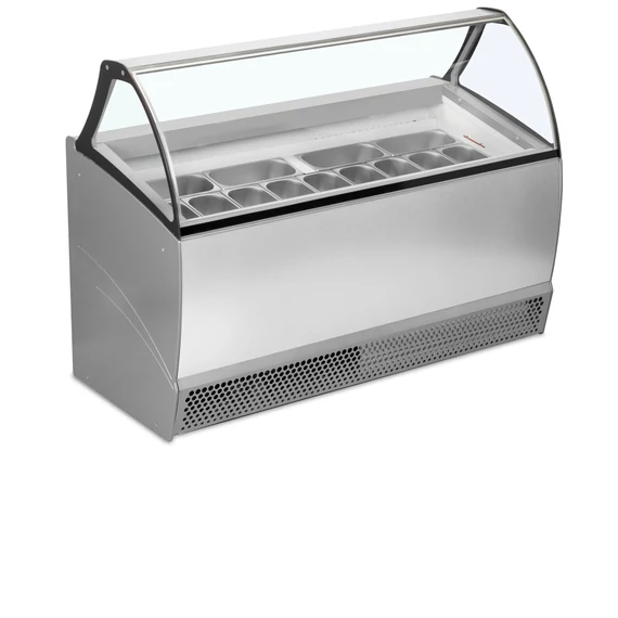 Ventillációs fagyipult – 325 L – 13 tégely