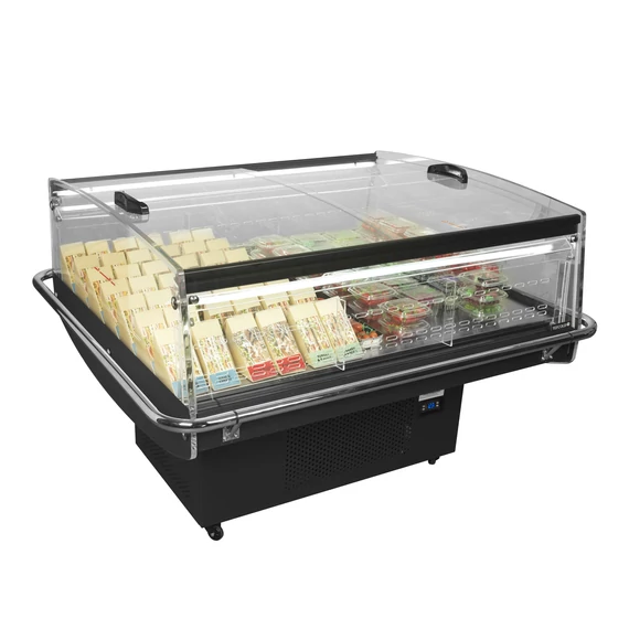 VS SL Fekete impulzus hűtő – 190 L – rozsdamentes (inox)