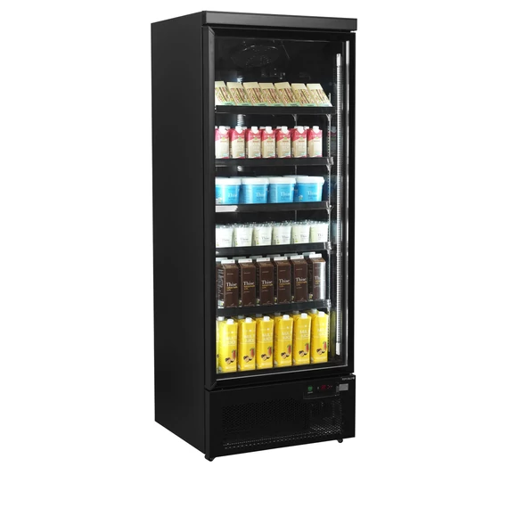 Atom Maxi Bemutató hűtő – 459 L – fekete külső és belső