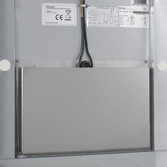Álló fagyasztó – 429 L – rozsdamentes (inox)