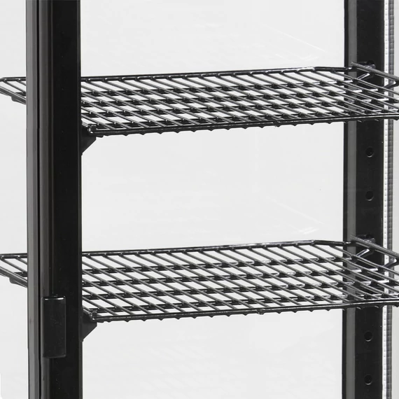 Hűtött pultvitin – 58 L – fekete