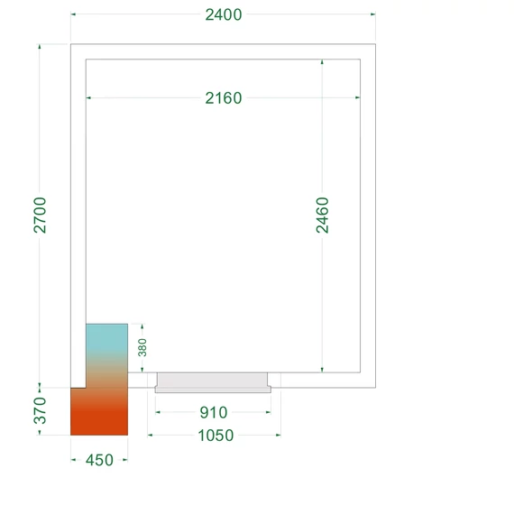 Fagyasztó szoba – fehér