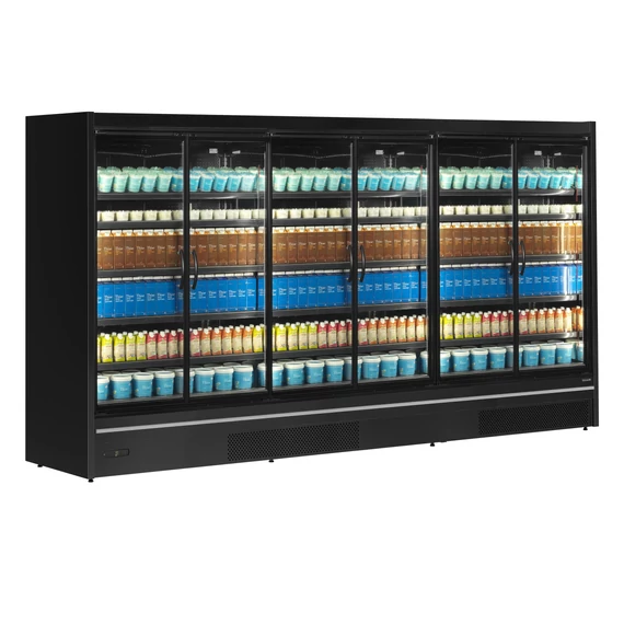 Szupermarket többpolcos hűtő – 2220 L – 6 ajtós