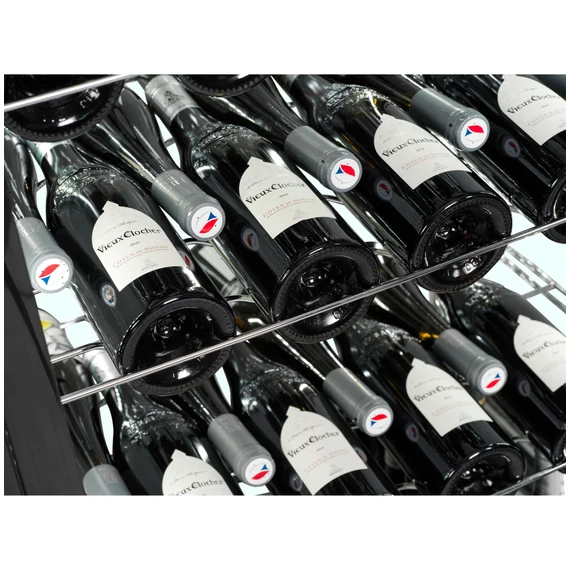 Hűtött bemutató vitrin (hűtés ) – 248 L – rozsdamentes (inox)