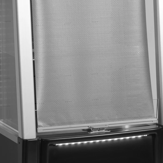 Hűtött, nyitott faliregál – 161 L