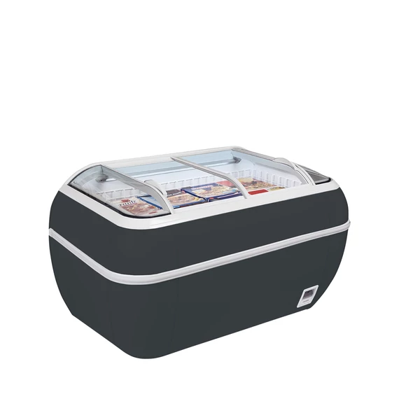 A-CF Antracit szupermarket hűtő/fagyasztó – 334 L – 1190×605×620 mm