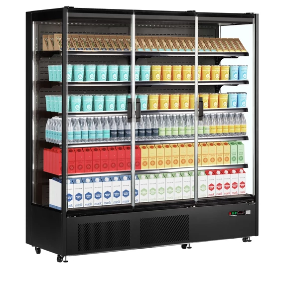 Szupermarket többpolcos hűtő – 1147 L – 3 ajtós