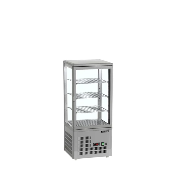 UPD80-SZÜRKE Hűtött pultvitin – 78 L – 400×358×610 mm