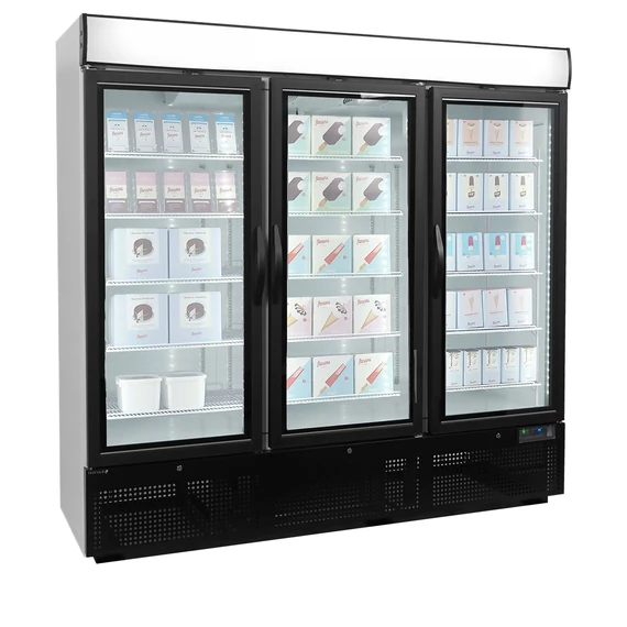 Bemutató fagyasztó, reklámfelülettel – 1657 L – 3 ajtós