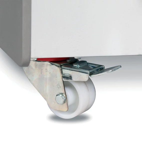 Ventillációs fagyipult – 255 L – fehér - 10 tégely