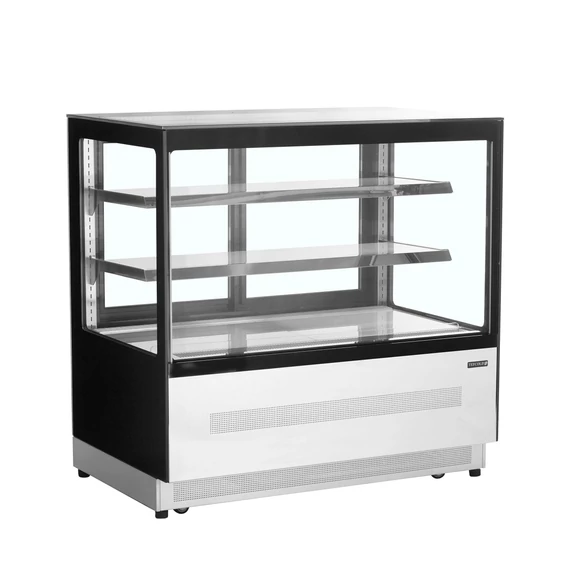 Hűtött bemutatópult – 191 L – rozsdamentes (inox)