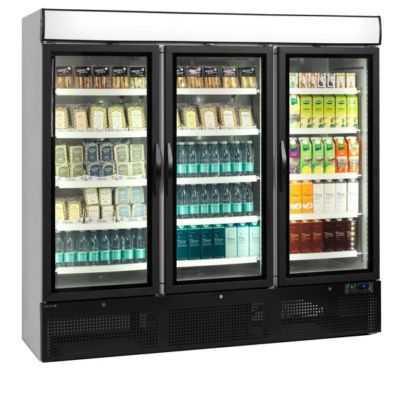 Bemutató hűtő – 1657 L – 3 ajtós - reklámfelülettel