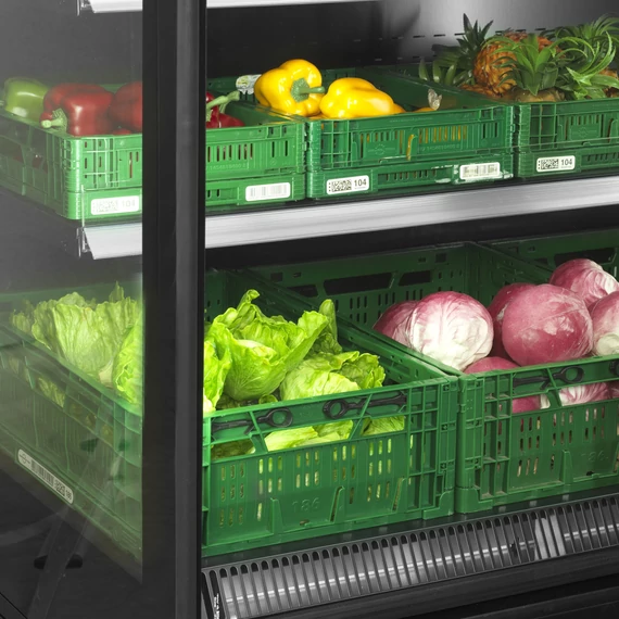 Szupermarket többpolcos hűtő – 1160 L – 3 ajtós