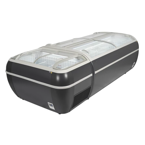 A-CF Antracit szupermarket hűtő/fagyasztó – 334 L – 1190×605×620 mm