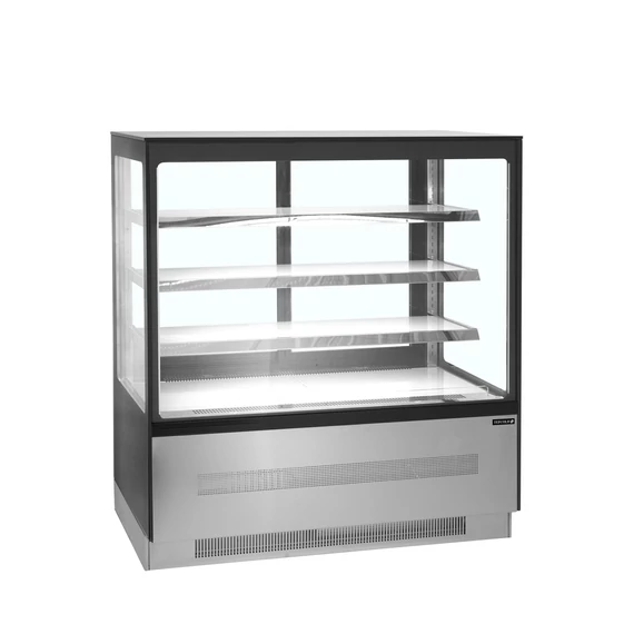 Hűtött bemutatópult – 210 L – rozsdamentes (inox)