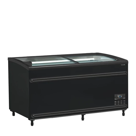 VS Fekete szupermarket hűtő / fagyasztó – 422 L