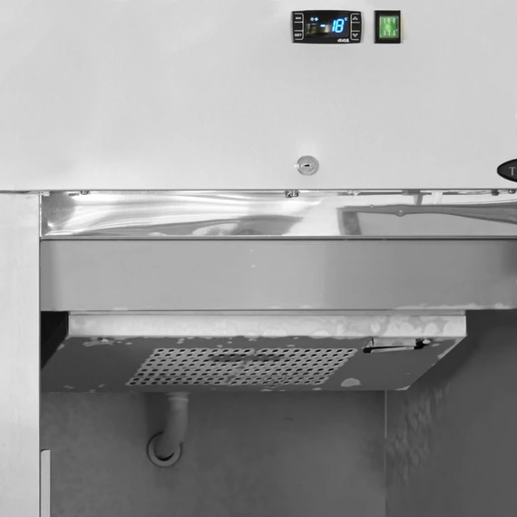 Gurulós, álló fagyasztó – 1056 L – rozsdamentes (inox)