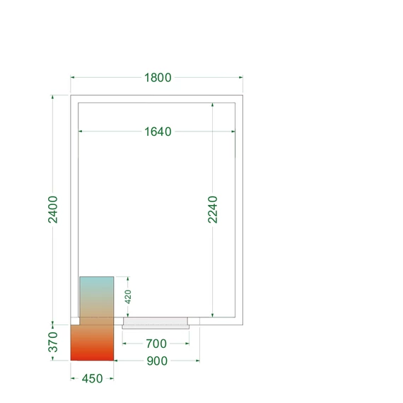 Hűtőkamra – 7.49 m³