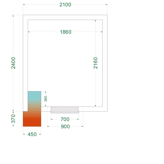 Fagyasztókamra – 7.87 m³