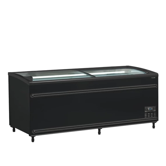 VS Fekete szupermarket hűtő / fagyasztó – 500 L