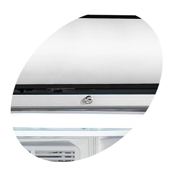 Bemutató fagyasztó, reklámfelülettel – 270 L – 1 ajtós