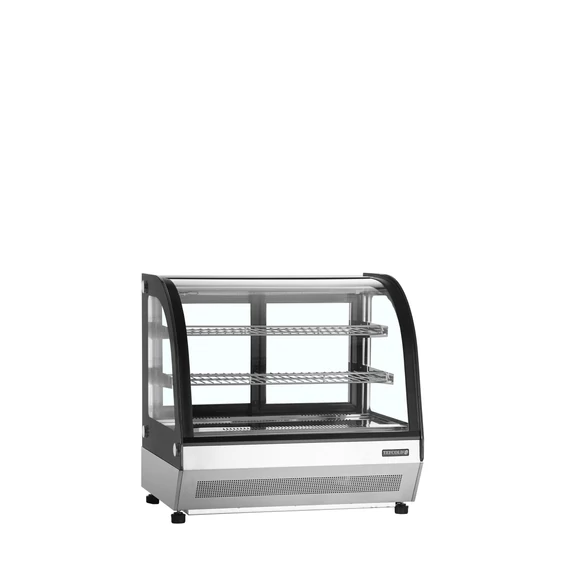 Hűtött asztali bemutatóvitrin – 60 L – rozsdamentes (inox)