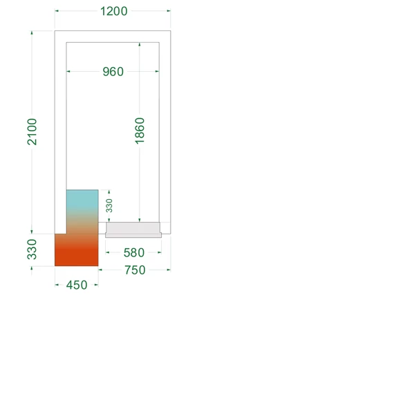 Fagyasztókamra – 3.5 m³